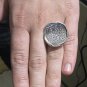 STYLISH EXTRAVAGANT STERLING SILVER RING SOLID 925 HANDMADE NEW ADJUSTABLE SIZE