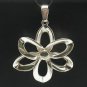 STERLING SILVER PENDANT HUGE FLOWER 925 NEW PE000183 SOLID EMPRESS