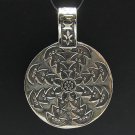 STERLING SILVER PENDANT SUN FLOWER 925 HUGE NEW PE000155 SOLID EMPRESS