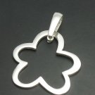 STERLING SILVER PENDANT FLOWER 7.4 GRAMS 925 NEW PE000144 EMPRESS SOLID