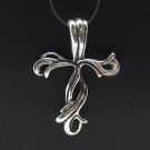 STERLING SILVER PENDANT 925 CROSS NEW SOLID PE000119 SOLID EMPRESS