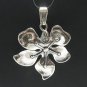 STERLING SILVER PENDANT FLOWER 925 NEW QUALITY HANDMADE PE000098 EMPRESS
