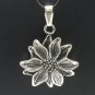 STERLING SILVER PENDANT FLOWER 925 NEW QUALITY HANDMADE PE000072 SOLID EMPRESS