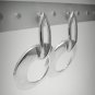 STYLISH STERLING SILVER EARRINGS SOLID 925 CIRCLE NEW E000461 EMPRESS