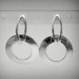 STYLISH STERLING SILVER EARRINGS SOLID 925 CIRCLE NEW E000461 EMPRESS