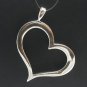 STERLING SILVER PENDANT HEART VALENTINE 925 NEW CHARM PE000007 SOLID EMPRESS
