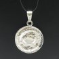 STERLING SILVER PENDANT SOLID 925 SPIRAL NEW QUALITY HANDMADE PE000004 EMPRESS