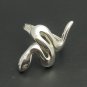 STERLING SILVER SNAKE RING SIZE J - V QUALITY SOLID 925 NEW