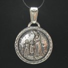 STERLING SILVER PENDANT SOLID 925 NEW MOTHER OF GOD