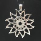 STERLING SILVER PENDANT SOLID 925 HUGE SUN NEW