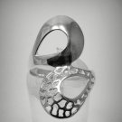 STYLISH STERLING SILVER RING SOLID 925 NEW SIZE G - V R001243 EMPRESS