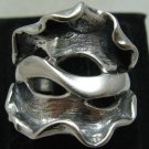 STERLING SILVER RING SOLID 925 HANDMADE NEW SIZE H - V