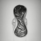 EXTRAVAGANT HANDMADE STERLING SILVER RING SOLID 925 NEW ADJUSTABLE SIZE