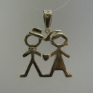STYLISH STERLING SILVER PENDANT SOLID 925 BOY GIRL NEW PE000804 EMPRESS