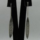 STYLISH STERLING SILVER 925 LONG EARRINGS NEW E000331 EMPRESS SOLID