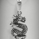 STERLING SILVER PENDANT CHARM SOLID 925 DRAGON PE000857 EMPRESS
