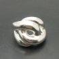 STERLING SILVER RING PLAIN SOLID 925 ADJUSTABLE SIZE