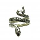STERLING SILVER RING SOLID 925 SNAKE NEW SIZE H - W R001325 EMPRESS