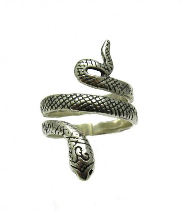 STERLING SILVER RING SOLID 925 SNAKE NEW SIZE H - W R001325 EMPRESS
