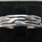 STERLING SILVER RING BAND SOLID 925 5mm WIDE NEW SIZE G - Z++ EMPRESS R001113
