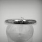 STYLISH STERLING SILVER RING SOLID 925 3.5mm BAND WITH 2mm CZ NEW SIZE G - Z ++