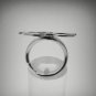 HANDMADE STERLING SILVER RING SOLID 925 FLOWER NEW ADJUSTABLE SIZE