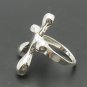 STYLISH STERLING SILVER RING SOLID 925 SIZE G - Z NEW QUALITY