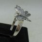 STYLISH STERLING SILVER RING BUTTERFLY SOLID 925 NEW SIZE A - Z EMPRESS R001115