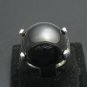 STYLISH STERLING SILVER RING SOLID 925 BLACK ONYX NEW