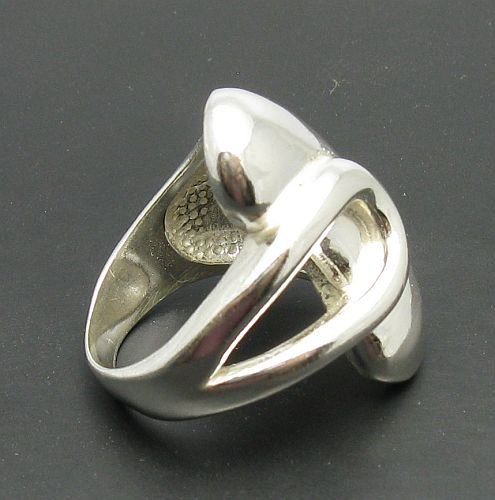 STYLISH STERLING SILVER RING 925 NEW SOLID SIZE J-T