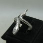 STERLING SILVER RING SNAKE SOLID 925 NEW SIZE G - V EMPRESS