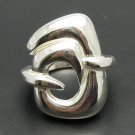 STYLISH STERLING SILVER RING 925 NEW SOLID SIZE J - T
