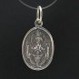 STERLING SILVER PENDANT ORTHODOX MOTHER OF GOD HANDMADE SOLID 925 NEW