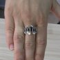 STYLISH STERLING SILVER RING SOLID 925 NEW SIZE G - V EMPRESS