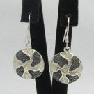 Sterling silver earrings - oxidized  E000257 EMPRESS SOLID NEW