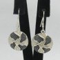 Sterling silver earrings - oxidized  E000257 EMPRESS SOLID NEW
