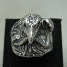STERLING SILVER RING SOLID 925 EAGLE SNAKE COBRA NEW SIZE P - Z++ EMPRESS