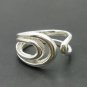 STYLISH STERLING SILVER RING BAND 925 ADJUSTABLE SIZE
