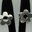 STERLING SILVER EARRINGS FLOWERS 925 NEW QUALITY E000069 EMPRESS SOLID