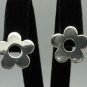 STERLING SILVER EARRINGS FLOWERS 925 NEW QUALITY E000069 EMPRESS SOLID