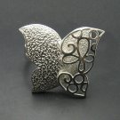 STERLING SILVER RING BUTTERFLY 925 ADJUSTABLE SIZE NEW