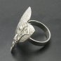 STERLING SILVER RING BUTTERFLY 925 ADJUSTABLE SIZE NEW