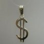 STERLING SILVER PENDANT CHARM SOLID 925 NEW DOLLAR SIGN $ PE000814 EMPRESS
