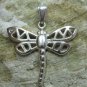 STERLING SILVER PENDANT SOLID 925 CHARM DRAGONFLY NEW