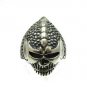 STERLING SILVER SKULL RING SOLID 925 BIKER NEW SIZE N - Z++ R001308 EMPRESS