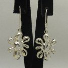STYLISH STERLING SILVER EARRINGS SOLID 925 FLOWER NEW