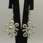 STYLISH STERLING SILVER EARRINGS SOLID 925 FLOWER NEW