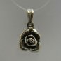STYLISH STERLING SILVER PENDANT SOLID 925 NEW FLOWER PE000797 EMPRESS