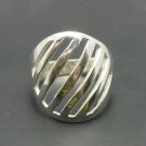 STYLISH STERLING SILVER RING  SIZE H-T NEW 925 QUALITY