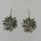 STERLING SILVER EARRINGS FLOWER 925 NEW PERFECT QUALITY  E000010 EMPRESS